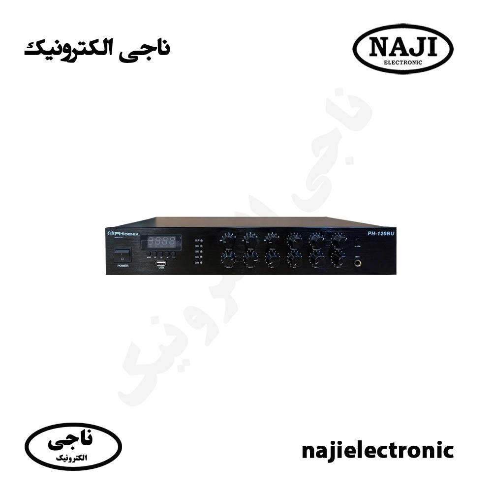 اکو آمپلی فایر 120 وات فونیکس PH-120BU