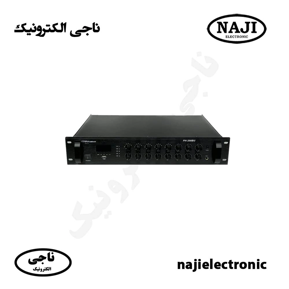 اکو آمپلی فایر 200 وات فونیکس PH-200BU