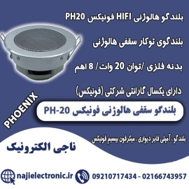 بلندگو سقفی هالوژنی 20 وات فونیکس PH-20