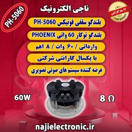 بلندگو سقفی 60 وات فونیکس PH-5060