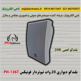 بلندگو دیواری 20W فونیکس PH-136T