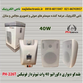 بلندگو دیواری دکوراتیو 40W فونیکسPH226T