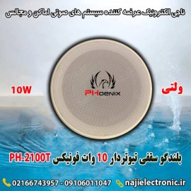 بلندگو سقفی تیوتردار 10W فونیکس PH-2100T
