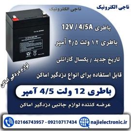 باطری دزدگیر اماکن 12 ولت 5 آمپر