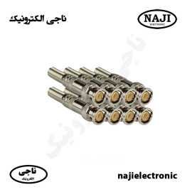 فیش BNC  فلزی پیچی