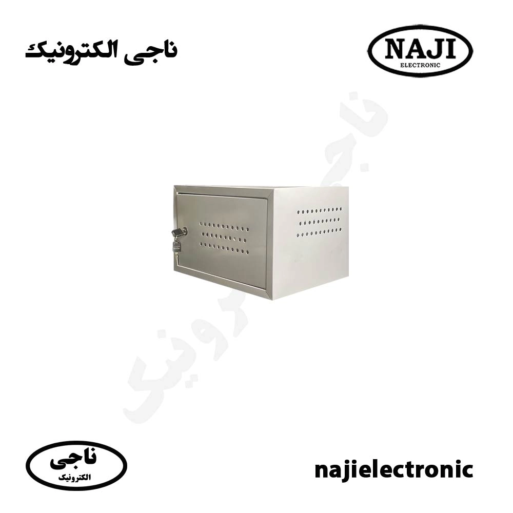 رک شبکه دیواری 4 یونیت سفید