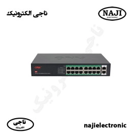 سوئیچ 16 پورت شبکه POE دار 3016PLS