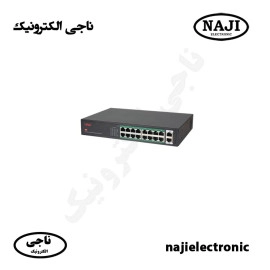 سوئیچ 16 پورت شبکه POE دار 3016PLS