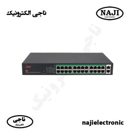 سوئیچ 24 پورت شبکه POE دار H1024PFD