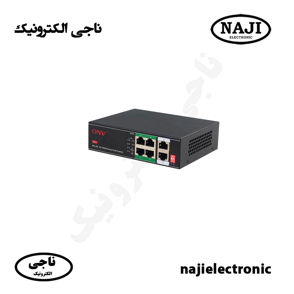 سوئیچ شبکه 4 پورت POE دار H1064PL