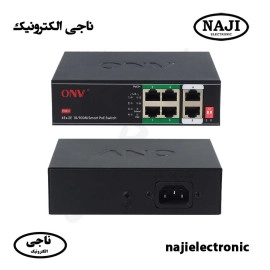 سوئیچ شبکه 4 پورت POE دار H1064PL