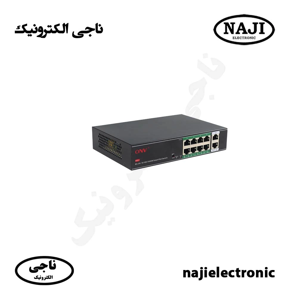 سوئیچ POE شبکه 8 پورت H1108PGL