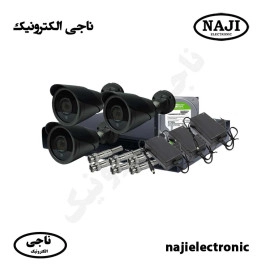 پک 3 عددی دوربین مداربسته بولت فلزی