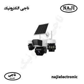 دوربین اسپیددام سه لنز سولار سیمکارتی 12MP