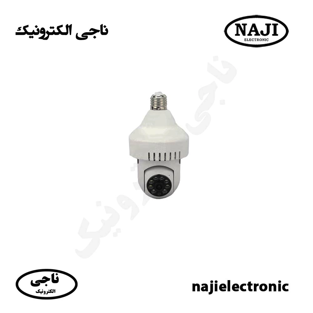 دوربین لامپی دتکتوری چرخشی V380