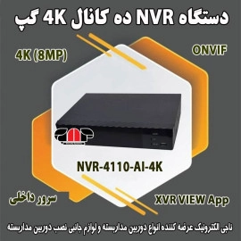 NVR گپ 10 کانال NVR-4110-AI-4K