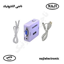 مبدل HDMI به VGA با کابل صدا