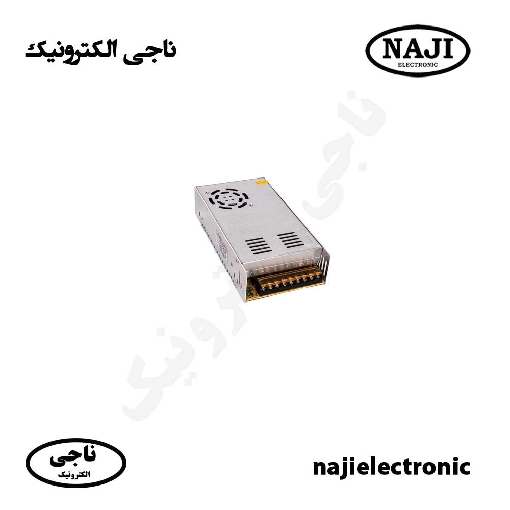 پاور صنعتی 12 ولت 20 آمپر فن دار