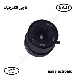 لنز دوربین مداربسته 8 میلی متر