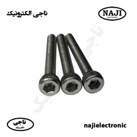 پیچ آلن استیل تمام رزوه سایز 3 میلیمتر 2.5سانتی