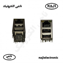 کانکتور LAN+2USB