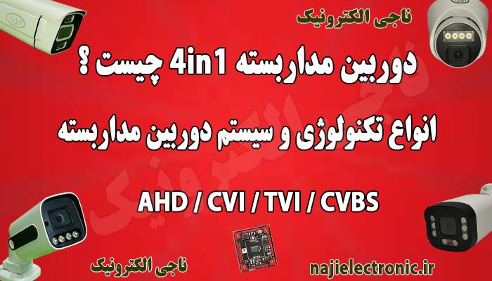 دوربين مداربسته – تکنولوژي ها – فرمت ها – تکنولوژي 4IN1